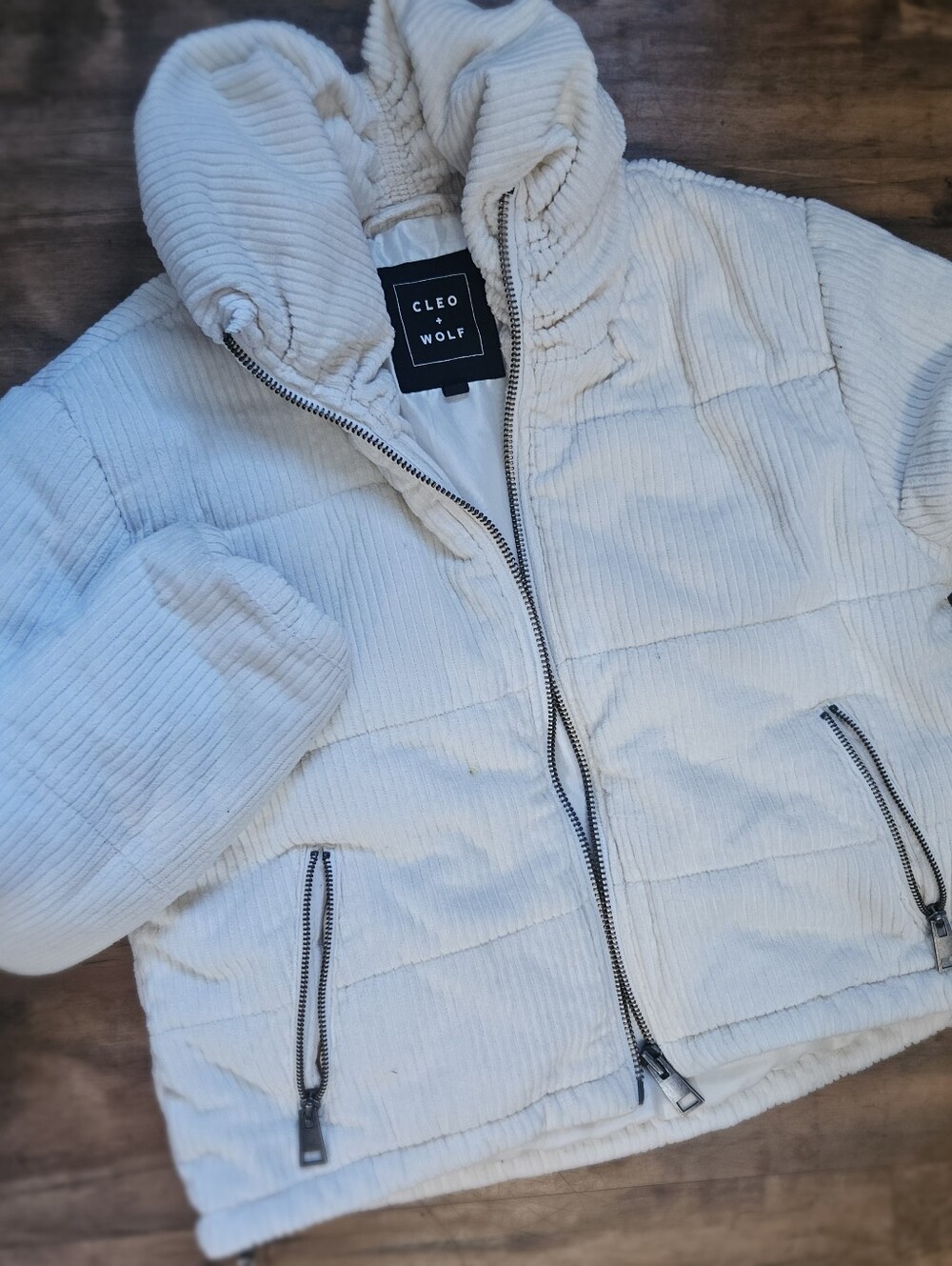 XS Cleo+Wolf Puffer Jacket